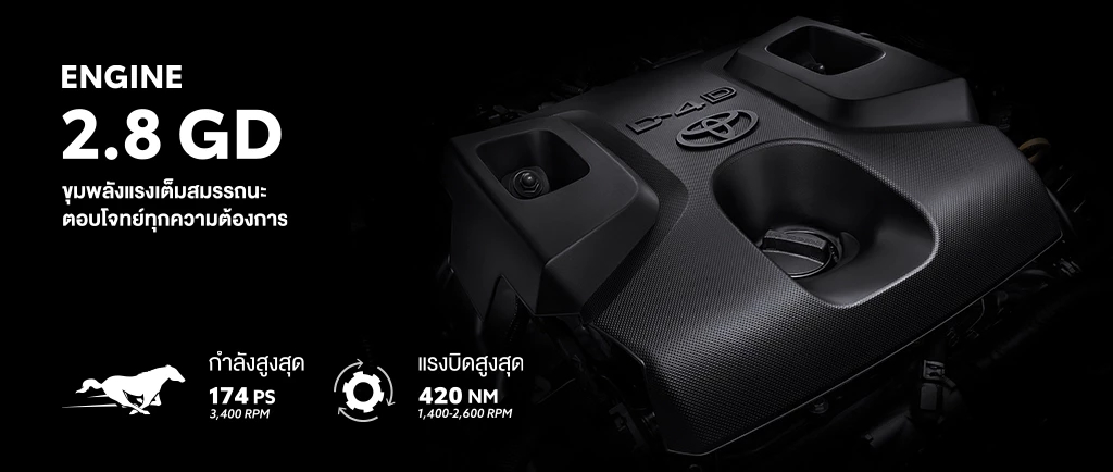 ENGINE 2.8 GD ขุมพลังแรงเต็มสมรรถนะ