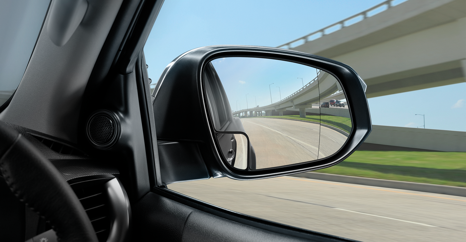 กระจกข้างช่วยมองมุมอับสายตา Blind Spot Side Mirror