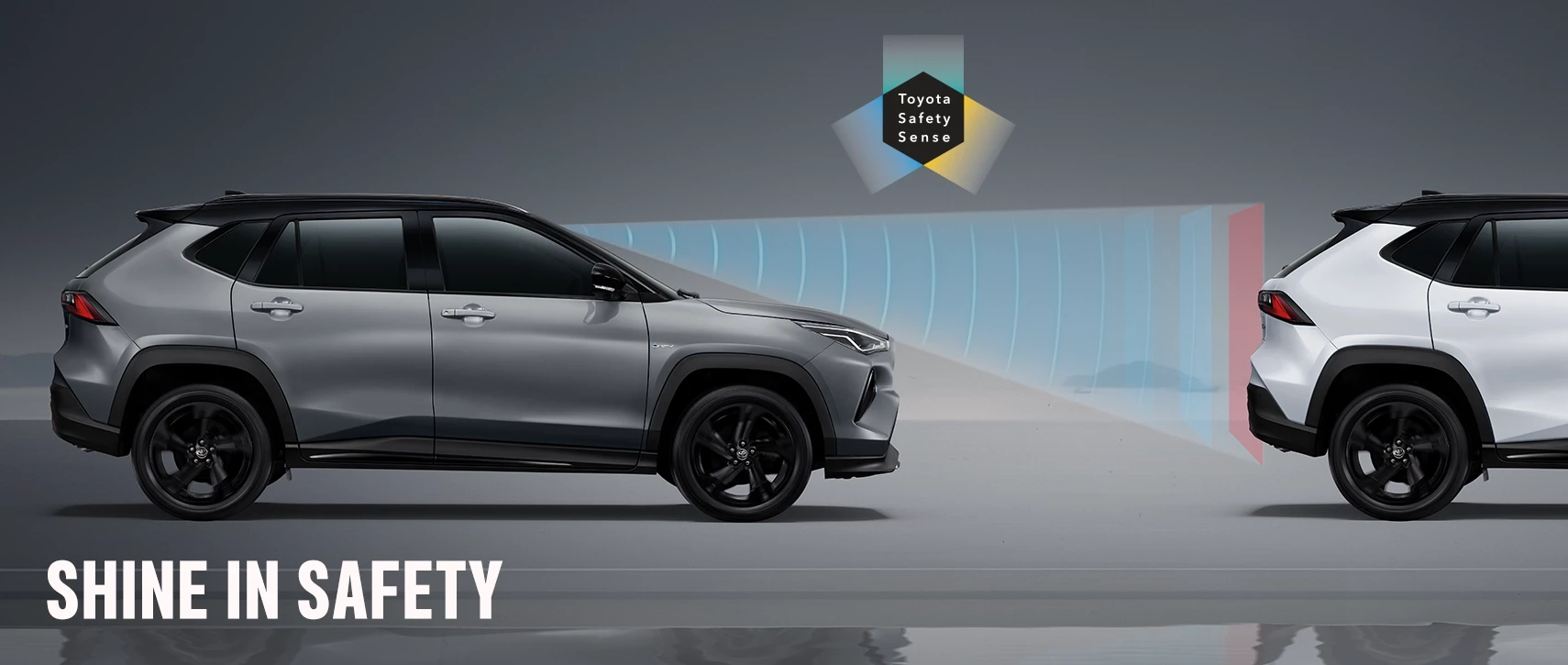 YARIS CROSS NIGHTSHADE SHINE IN SAFETY