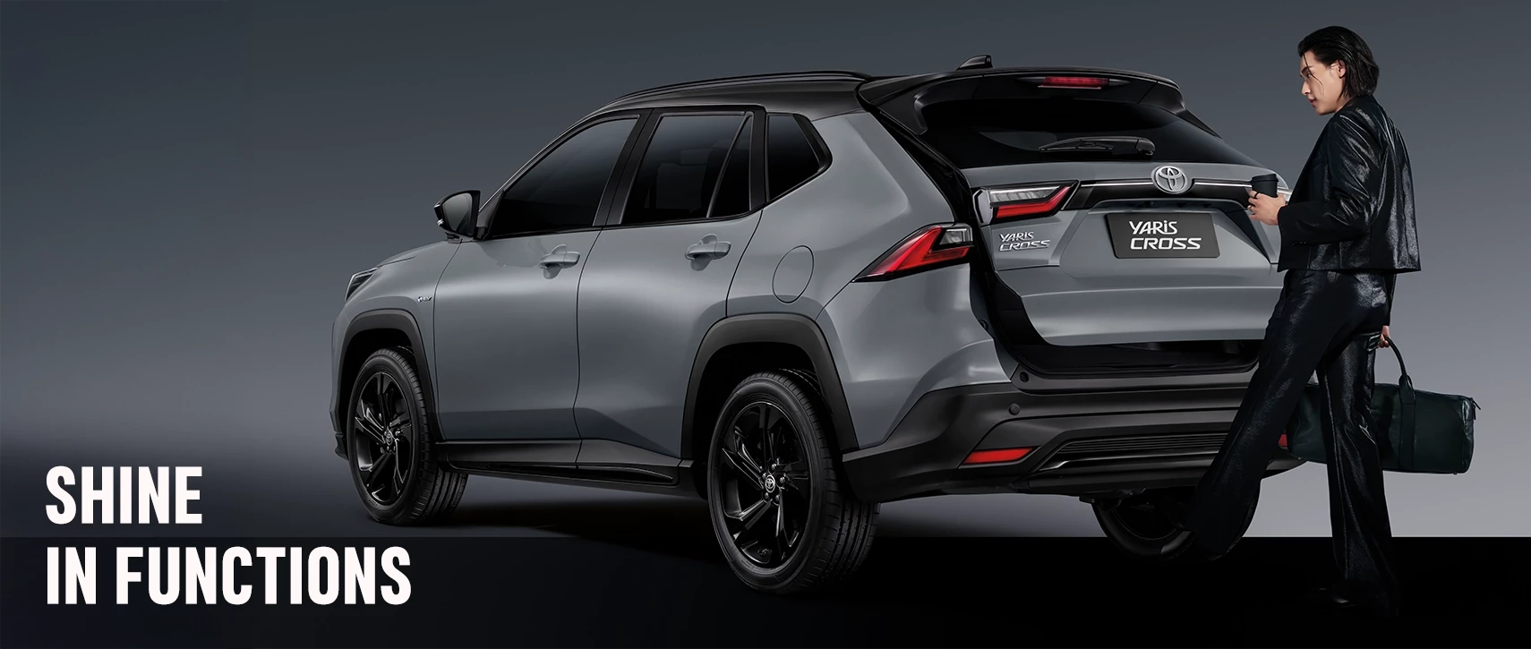 YARIS CROSS NIGHTSHADE SHINE IN FUNCTIONS