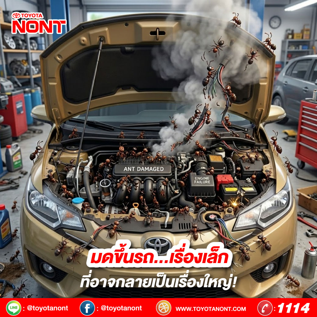  มดขึ้นรถ...เรื่องเล็กที่อาจกลายเป็นเรื่องใหญ่!