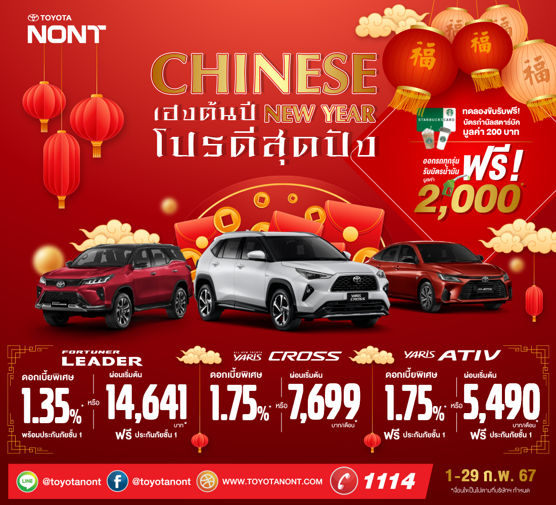 CHINESE NEW YEAR #เฮงต้นปี โปรดีสุดปัง