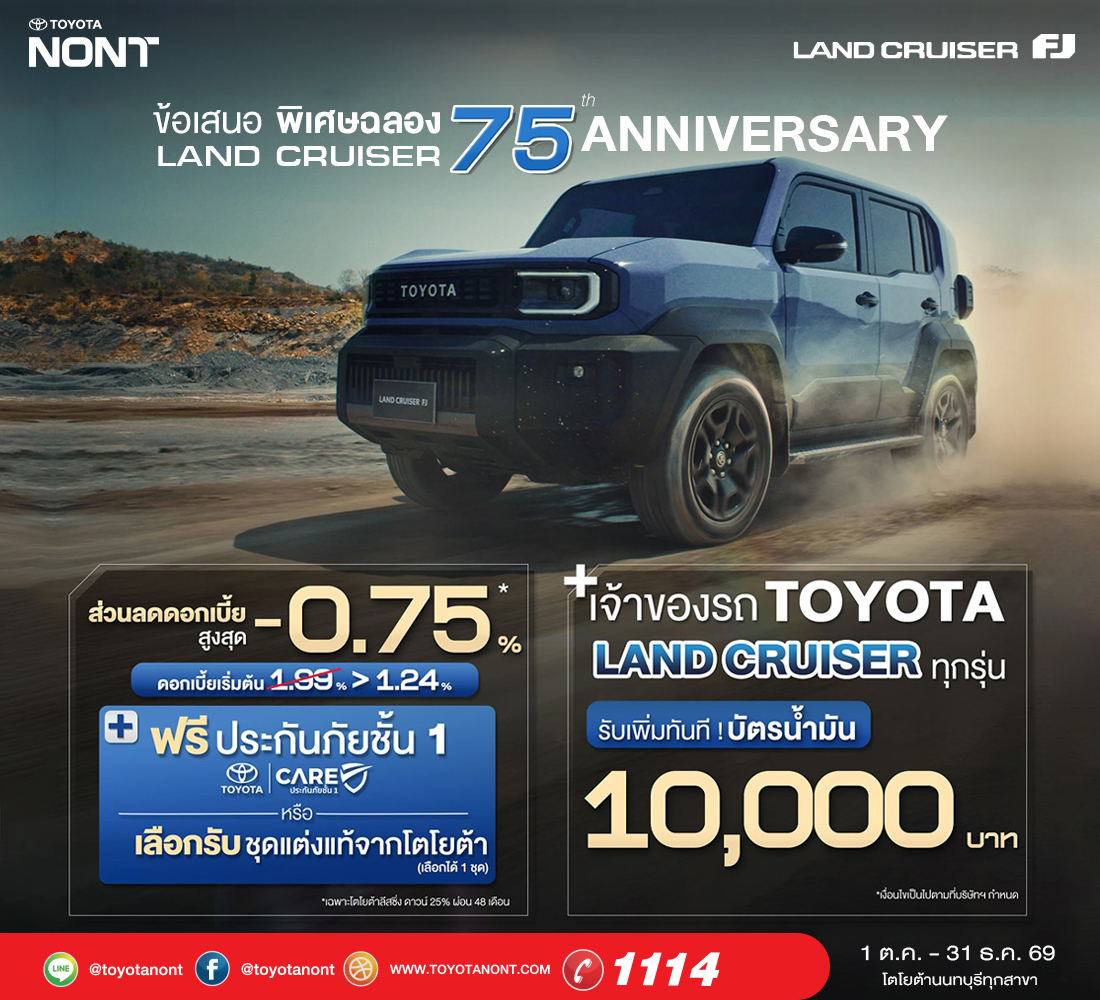 กว่า 75 ปีแห่งตำนานความแกร่งและความไว้ใจได้ของ LAND CRUISER